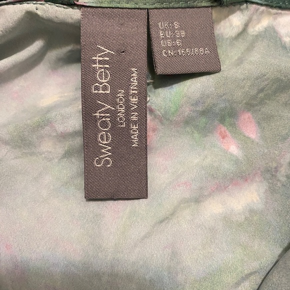 Sweaty Betty Anytime Floral Zip Up Jacket Size 6 - Picture 5 of 13